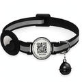 Collier Connecté QR Code + Support AirTag - Sécurité Patte® - Anti-fugue & Réfléchissant